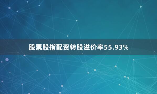 股票股指配资转股溢价率55.93%